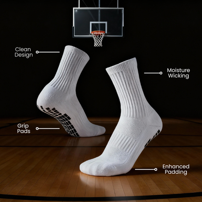 Basketball grip sock special features