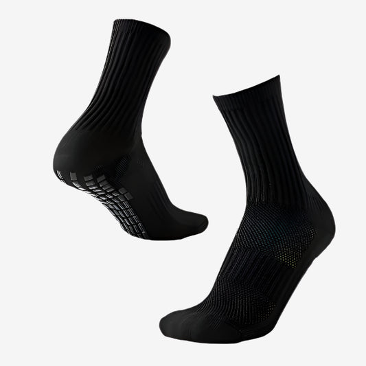 Black basketball grip socks