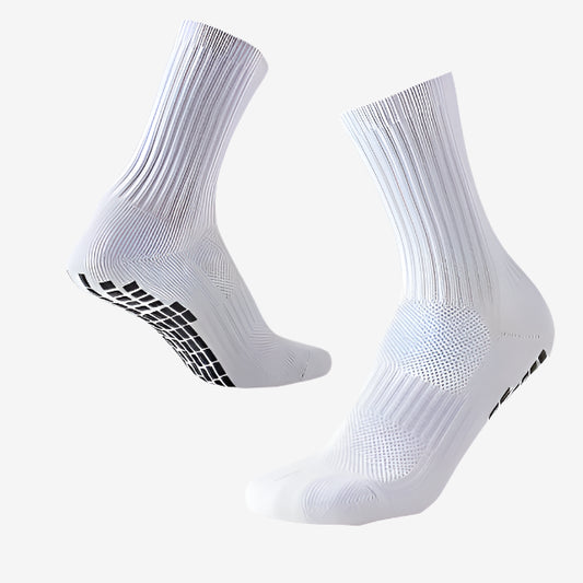 White basketball grip sock