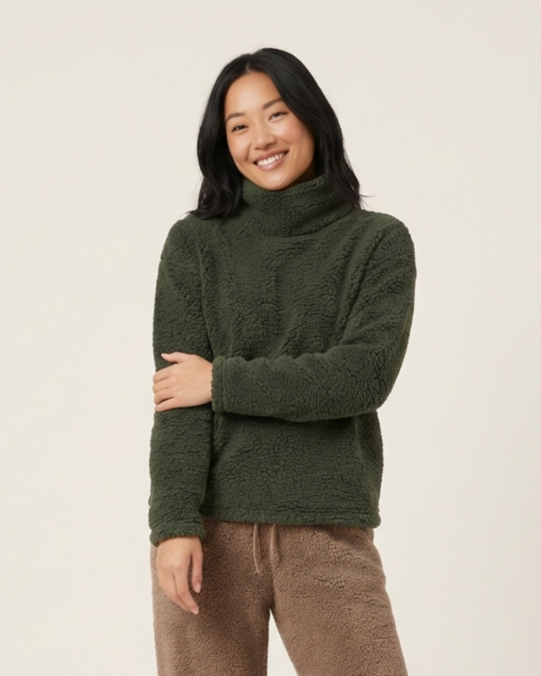 wooly turtleneck