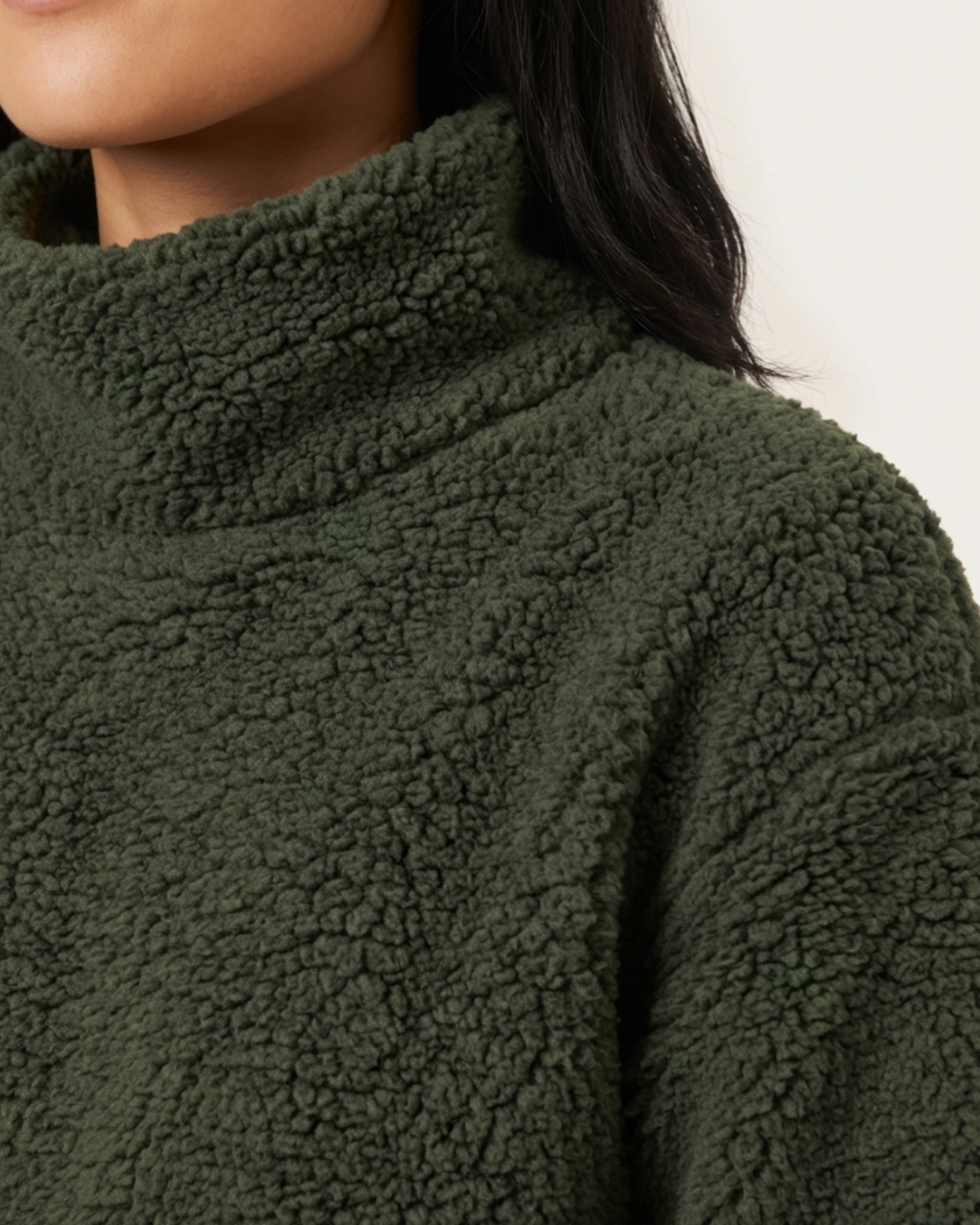 wooly turtleneck
